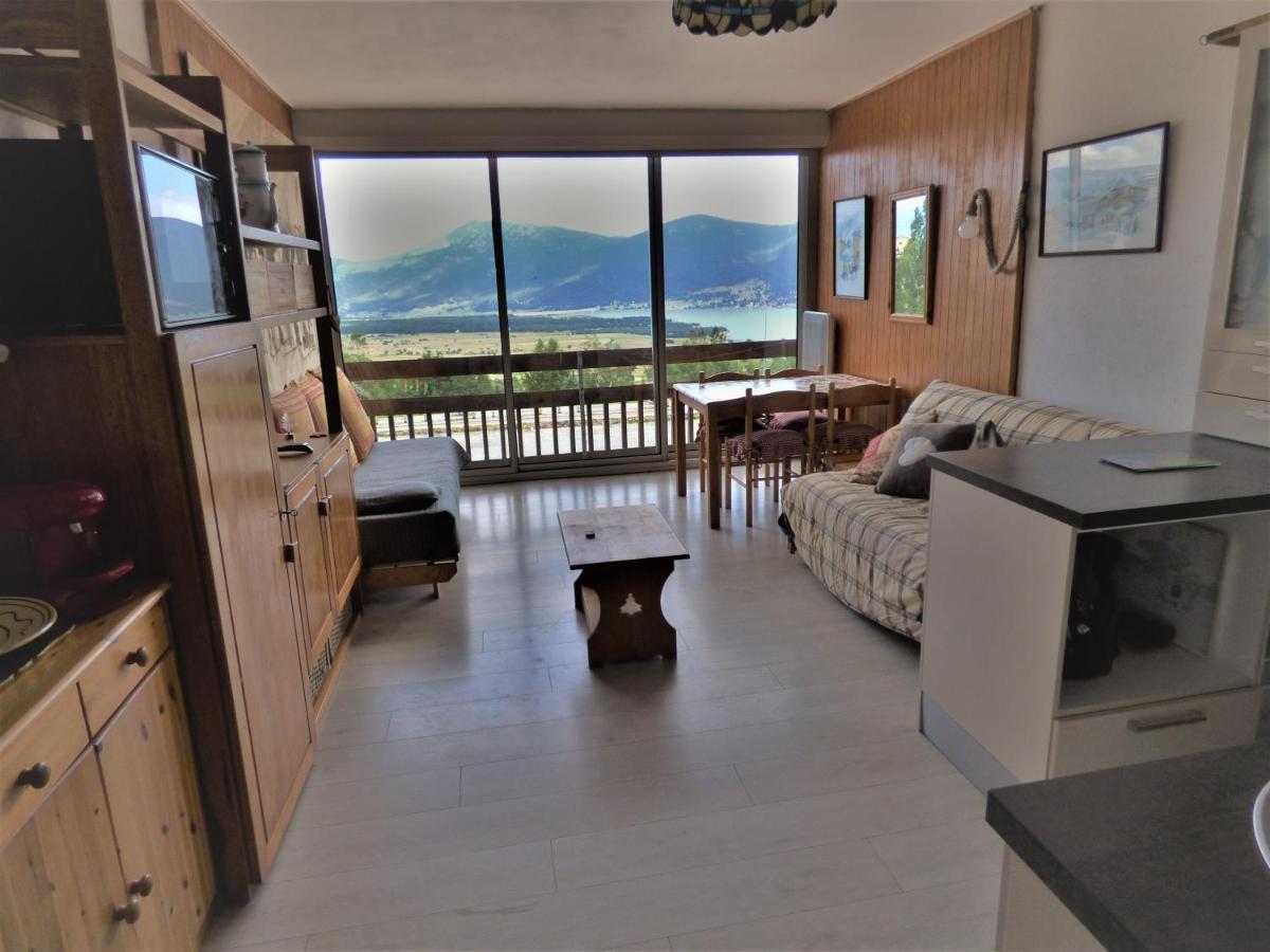 "Les Lupins 10" Residence "Les Lupins" Studio Cabine Pkg-100M Telecabine-Vue Lac, Montagne, Village Les Angles  Eksteriør billede